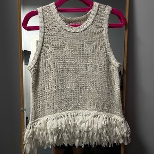 ETCETERA Sweater with fringe